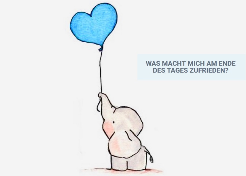 Was macht mich am Ende des Tages zufrieden?