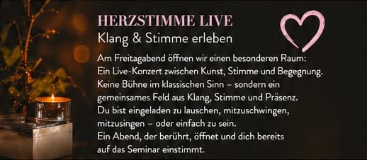 Herzstimme live